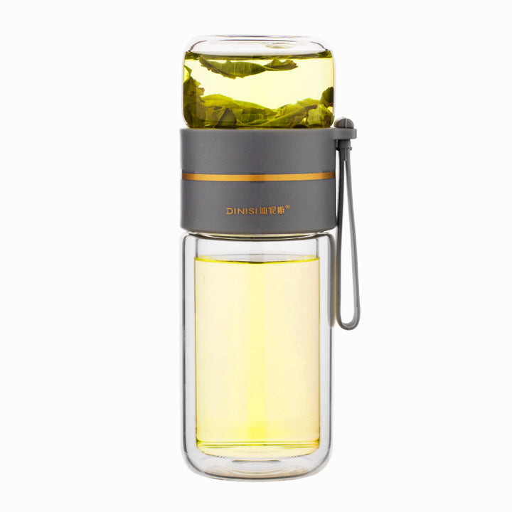 Double Wall Glass Water Bottle