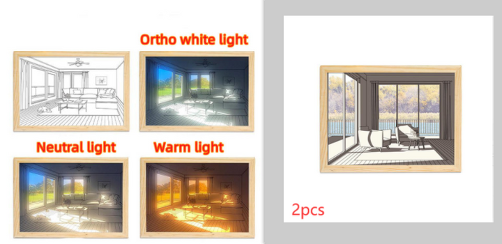 Illuminated Picture LED Decorative Light