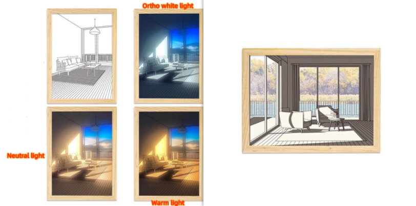 Illuminated Picture LED Decorative Light