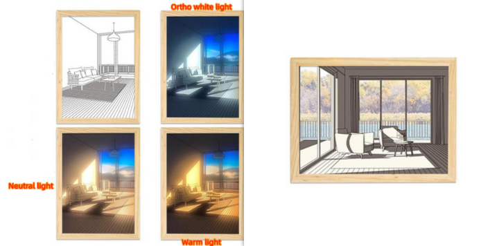 Illuminated Picture LED Decorative Light